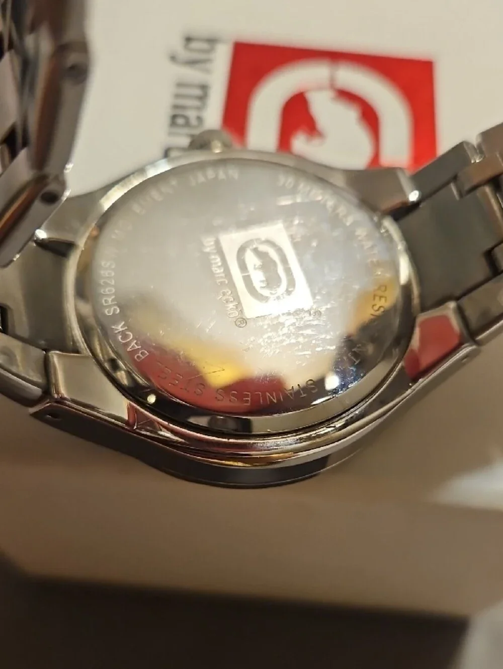 Ecko Rhino Untiltled by marc eckō Silver Crystal Accent Men's Watch